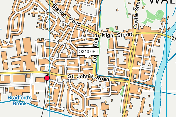 OX10 0HJ map - OS VectorMap District (Ordnance Survey)