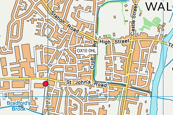 OX10 0HL map - OS VectorMap District (Ordnance Survey)