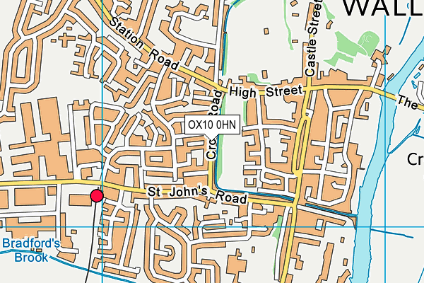 OX10 0HN map - OS VectorMap District (Ordnance Survey)