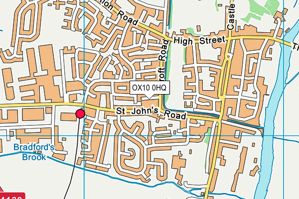 OX10 0HQ map - OS VectorMap District (Ordnance Survey)