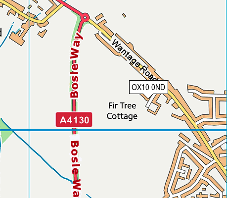 OX10 0ND map - OS VectorMap District (Ordnance Survey)