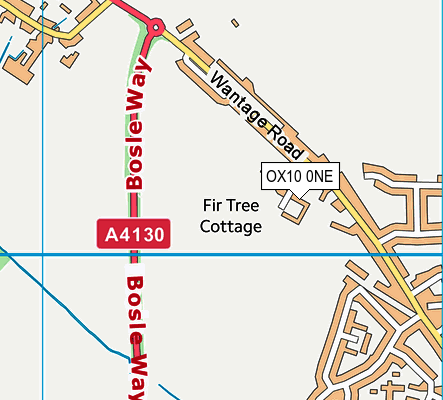 OX10 0NE map - OS VectorMap District (Ordnance Survey)