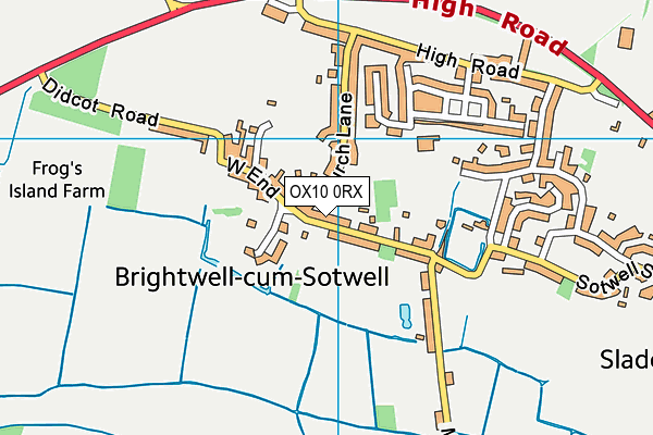 Map of BRIGHTWELL GARAGE (BRIGHTWELL) LIMITED at district scale