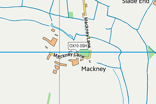 OX10 0SH map - OS VectorMap District (Ordnance Survey)