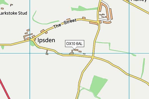 OX10 6AL map - OS VectorMap District (Ordnance Survey)