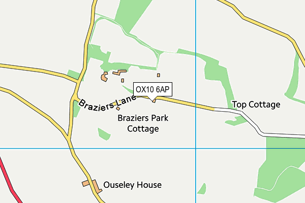 OX10 6AP map - OS VectorMap District (Ordnance Survey)