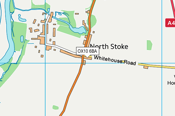 OX10 6BA map - OS VectorMap District (Ordnance Survey)