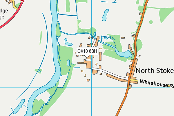 OX10 6BH map - OS VectorMap District (Ordnance Survey)