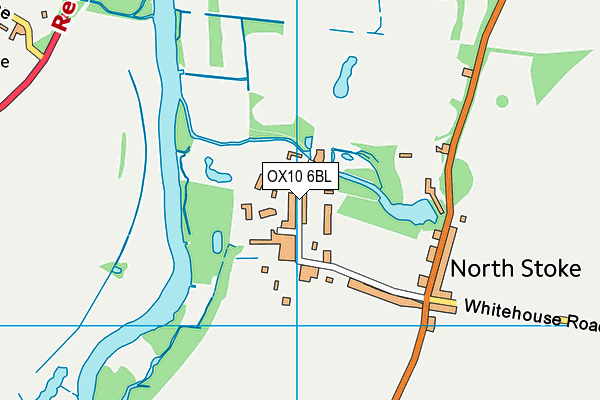 OX10 6BL map - OS VectorMap District (Ordnance Survey)