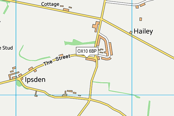 OX10 6BP map - OS VectorMap District (Ordnance Survey)