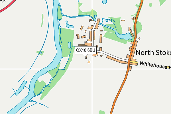 OX10 6BU map - OS VectorMap District (Ordnance Survey)