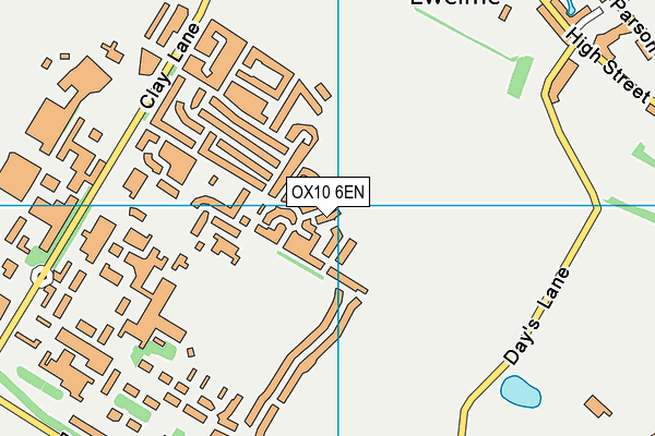 OX10 6EN map - OS VectorMap District (Ordnance Survey)