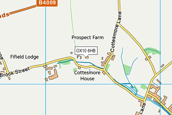 OX10 6HB map - OS VectorMap District (Ordnance Survey)