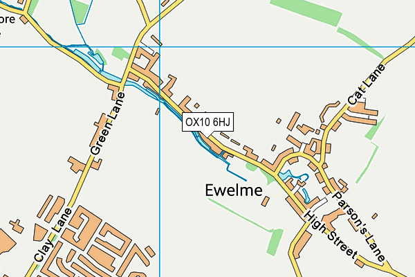 OX10 6HJ map - OS VectorMap District (Ordnance Survey)