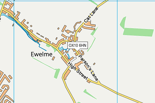 OX10 6HN map - OS VectorMap District (Ordnance Survey)