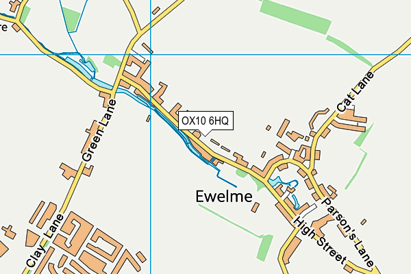 OX10 6HQ map - OS VectorMap District (Ordnance Survey)