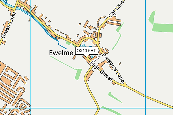 OX10 6HT map - OS VectorMap District (Ordnance Survey)