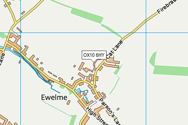 OX10 6HY map - OS VectorMap District (Ordnance Survey)