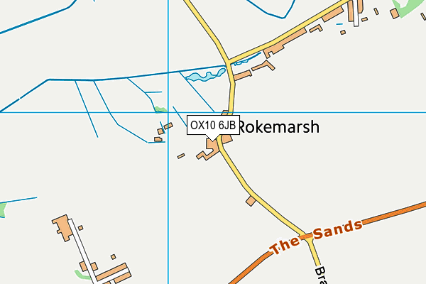 OX10 6JB map - OS VectorMap District (Ordnance Survey)