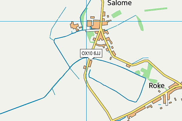 OX10 6JJ map - OS VectorMap District (Ordnance Survey)