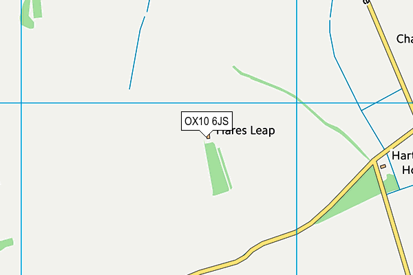 OX10 6JS map - OS VectorMap District (Ordnance Survey)