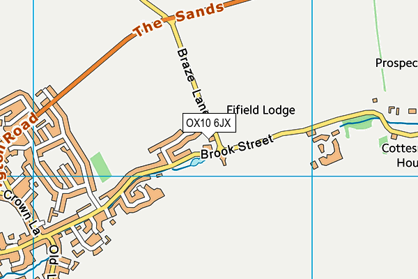 OX10 6JX map - OS VectorMap District (Ordnance Survey)