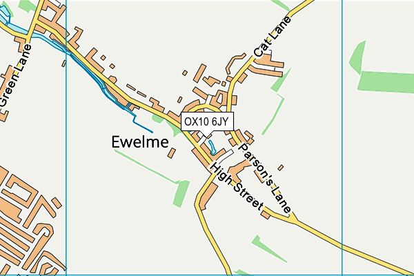 OX10 6JY map - OS VectorMap District (Ordnance Survey)