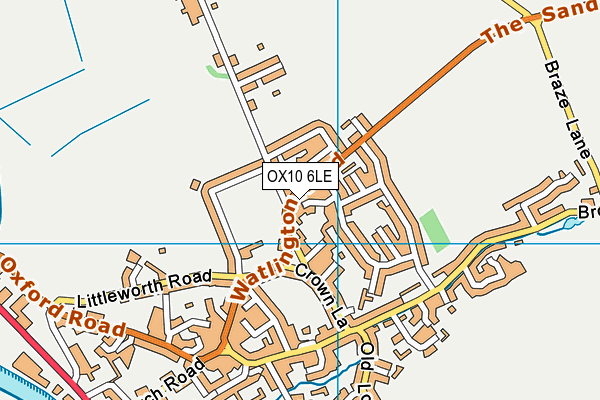 Map of MILLAR CLOSE (BENSON) MANAGEMENT COMPANY LIMITED at district scale