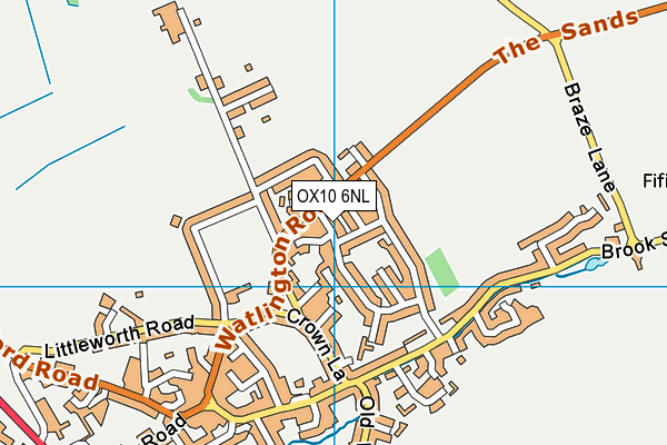 OX10 6NL map - OS VectorMap District (Ordnance Survey)
