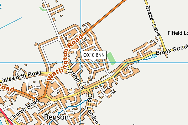 OX10 6NN map - OS VectorMap District (Ordnance Survey)