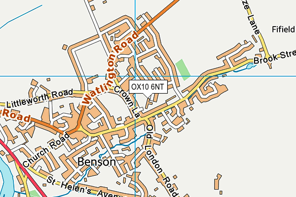 OX10 6NT map - OS VectorMap District (Ordnance Survey)
