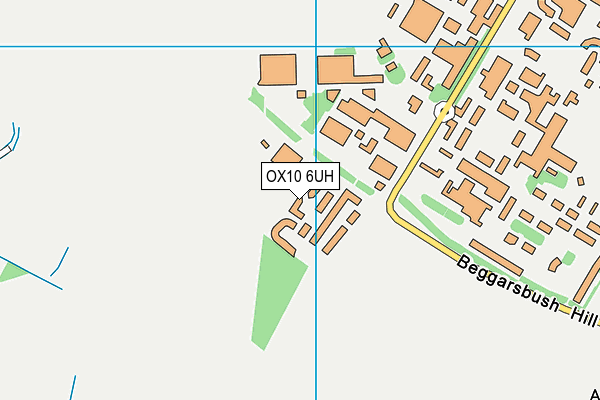 OX10 6UH map - OS VectorMap District (Ordnance Survey)