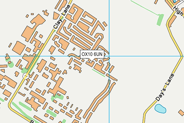 OX10 6UN map - OS VectorMap District (Ordnance Survey)