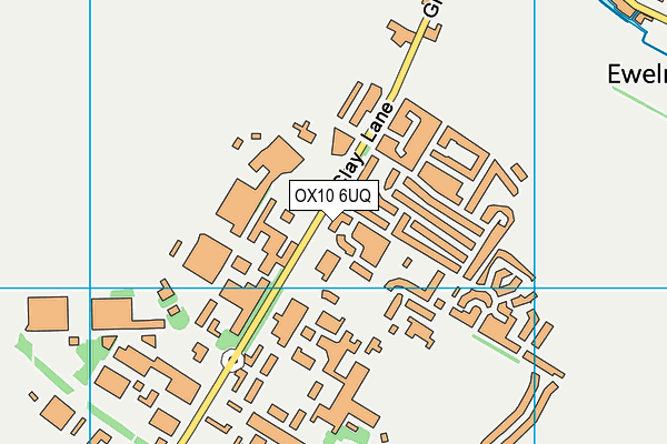 OX10 6UQ map - OS VectorMap District (Ordnance Survey)