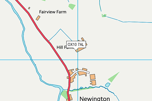 OX10 7AL map - OS VectorMap District (Ordnance Survey)