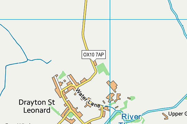 OX10 7AP map - OS VectorMap District (Ordnance Survey)