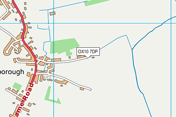 OX10 7DP map - OS VectorMap District (Ordnance Survey)