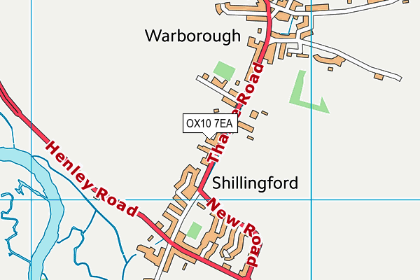 OX10 7EA map - OS VectorMap District (Ordnance Survey)