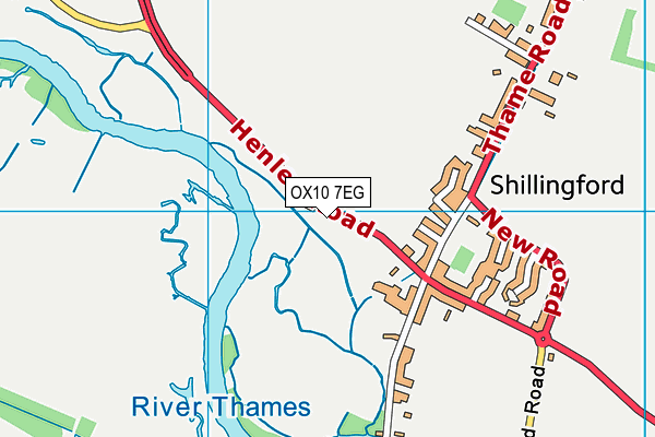 OX10 7EG map - OS VectorMap District (Ordnance Survey)