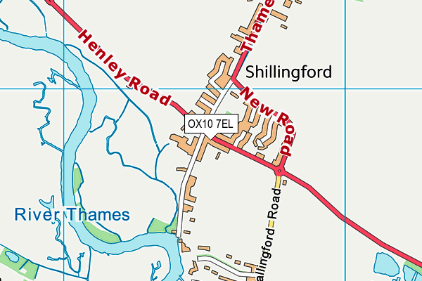 OX10 7EL map - OS VectorMap District (Ordnance Survey)