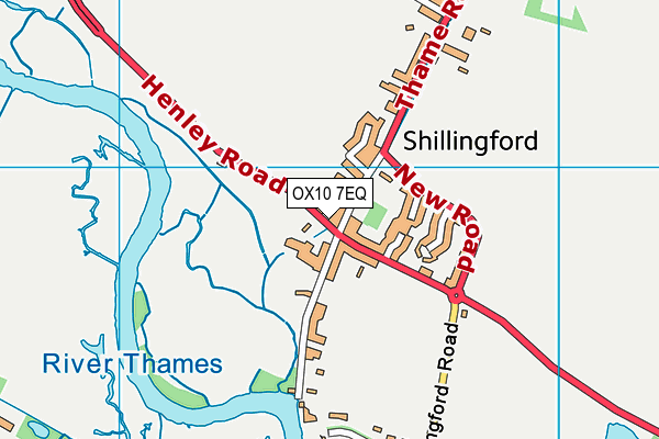 OX10 7EQ map - OS VectorMap District (Ordnance Survey)