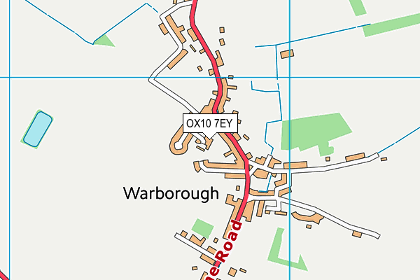 OX10 7EY map - OS VectorMap District (Ordnance Survey)