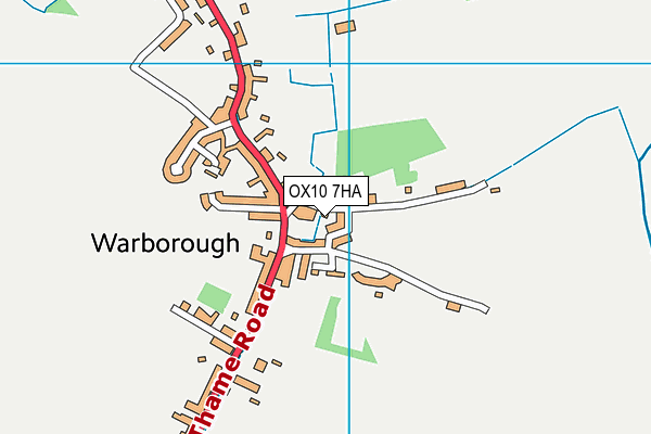 OX10 7HA map - OS VectorMap District (Ordnance Survey)