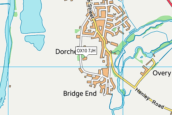 OX10 7JH map - OS VectorMap District (Ordnance Survey)