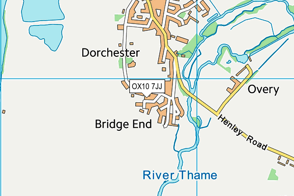 OX10 7JJ map - OS VectorMap District (Ordnance Survey)