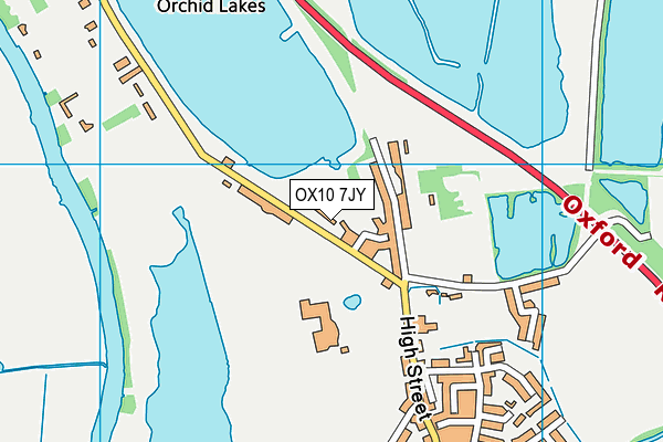 OX10 7JY map - OS VectorMap District (Ordnance Survey)
