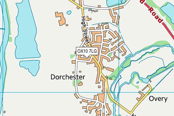Map of THE OLD FORGE (DORCHESTER-ON-THAMES) MANAGEMENT COMPANY LIMITED at district scale