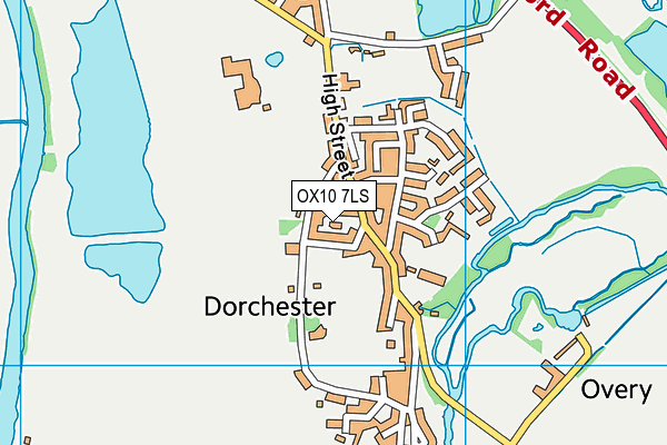 OX10 7LS map - OS VectorMap District (Ordnance Survey)