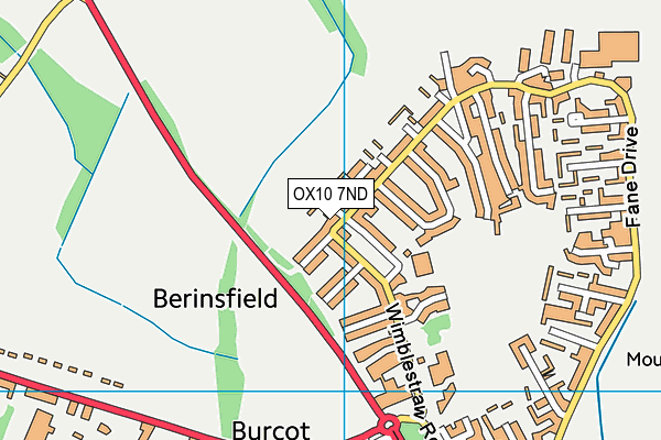 OX10 7ND map - OS VectorMap District (Ordnance Survey)