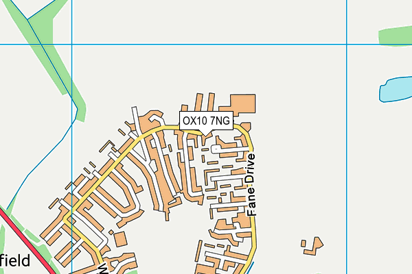 OX10 7NG map - OS VectorMap District (Ordnance Survey)